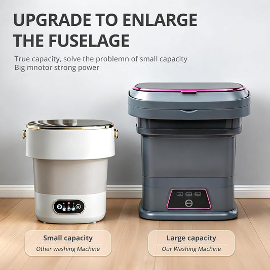Portable Washing Machine, 16L Upgraded with Spin Basket, Small Washer Portable for Underwear, Delicate Clothes, and Light Laundry, Suitable for Travel, Camping,Apartments, Dormitories, Hotels