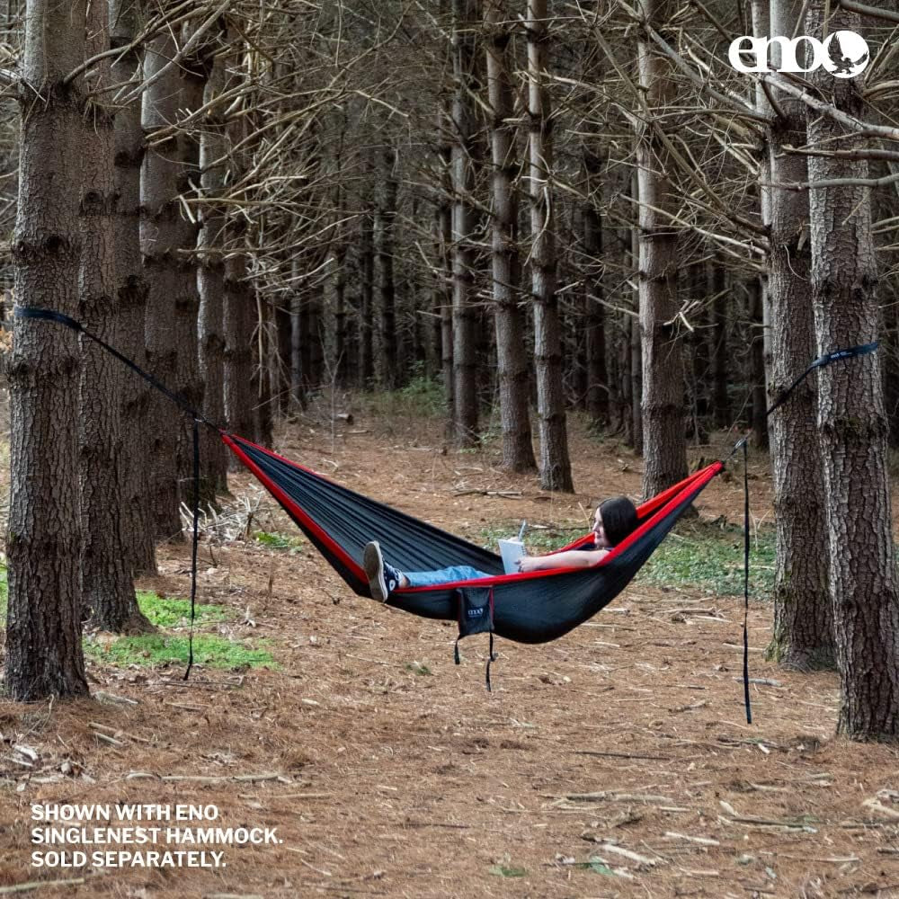 Atlas Suspension System - Tree Strap for Hammock - Accessories for Camping, Hiking, and Backpacking - Black/Royal